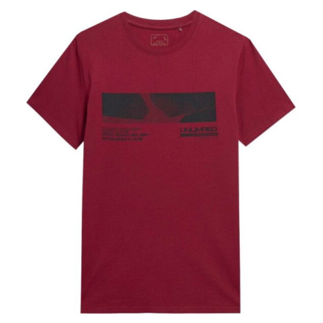 4F MEN´S T-SHIRT Pánske tričko, červená, veľkosť
