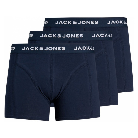 Jack&Jones 3 PACK - pánske boxerky JACANTHONY 12171946 Blue Night s M Jack & Jones