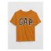 Gap Tričko 748026-05 Hnedá Regular Fit