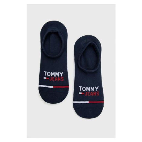 Ponožky Tommy Jeans tmavomodrá farba Tommy Hilfiger