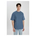 DEFACTO Comfort Fit Crew Neck Printed Short Sleeve T-Shirt