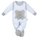 Luxusné dojčenské body s dlhým rukávom New Baby Honey Bear s 3D aplikáciou 80 , 20C32557