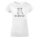 Dámske tričko s potlačou Fluff - tričko pre milovníčky mačiek