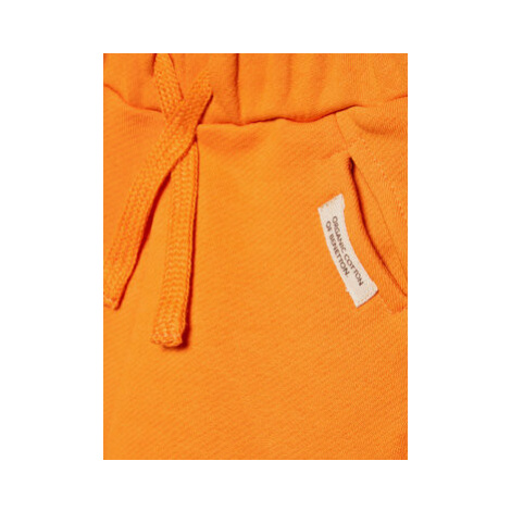 United Colors Of Benetton Teplákové nohavice 3QLAGF005 Oranžová Regular Fit