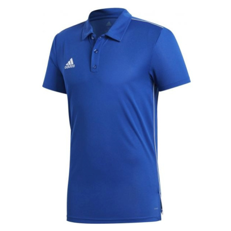 adidas CORE18 POLO Polo tričko, modrá, veľkosť