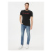 Calvin Klein Jeans Tričko J30J322552 Čierna Slim Fit