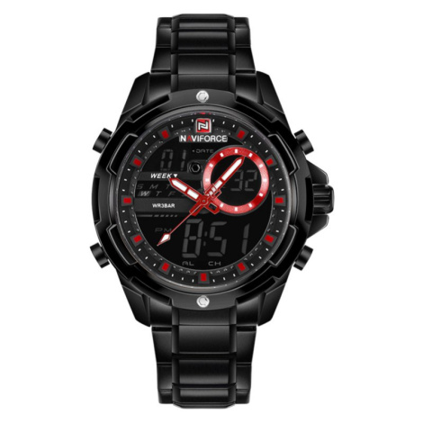 Pánske hodinky NAVIFORCE - NF9120 (zn062c) - black/red