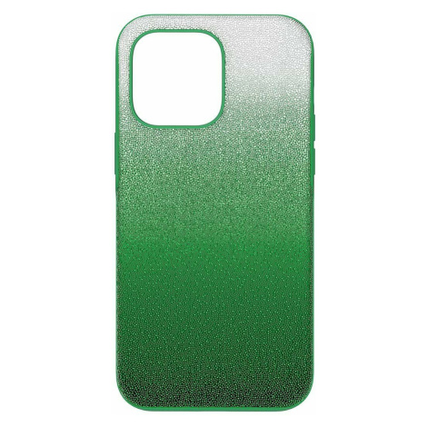 Puzdro na mobil Swarovski 5650680 HIGH 14 PRO MAX zelená farba