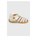 Detské kožené sandále Froddo béžová farba