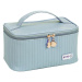 Kozmetický kufrík modrej farby