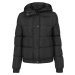 Women's Puffer Hooded Jacket Black