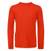 B&amp;C Pánske tričko s dlhým rukávom TM070 Fire Red