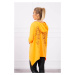 Sweatshirt with wing print orange neon