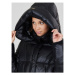 Athlecia Vatovaná bunda Elly W Maxi Puffer EA233361 Čierna Regular Fit