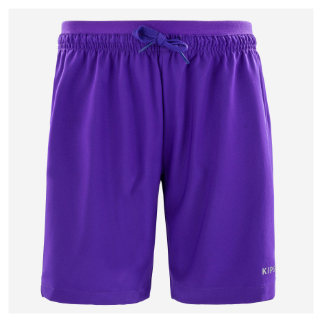 Dievčenské futbalové šortky Viralto fialové KIPSTA