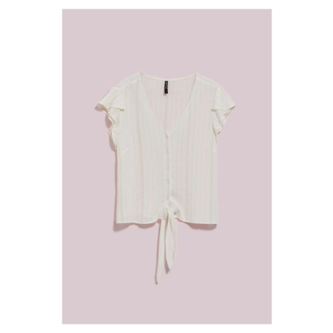 WOMEN'S SHIRT L-KO-4048 OFF WHITE Moodo