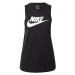 Nike Sportswear Top  čierna / biela
