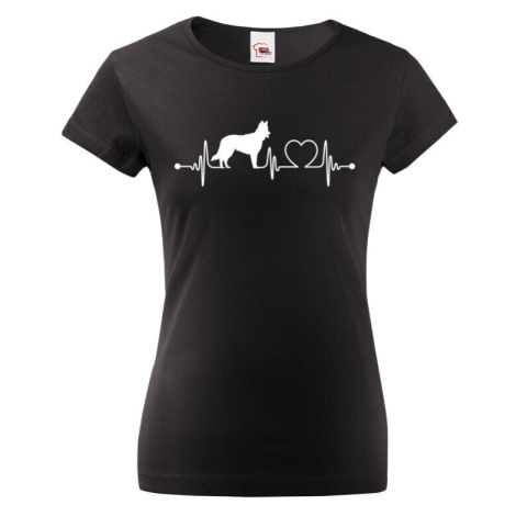 Dámské tričko pre milovníkov zvierat - Chodský pes tep