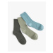 Koton 3-Piece Basic Socks Set Multi Color