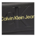 Calvin Klein Jeans Kabelka Sculpted French Flap Xbody Mono K60K610581 Čierna