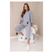 Set of sweatshirt and pants punto gray color