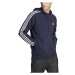 adidas ESSENTIALS FRENCH 3-STRIPES HOODIE Pánska mikina, tmavo modrá, veľkosť