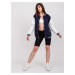 Modro-biely bomber Menorca -EM-BL-722.44P-navy-white