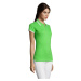 SOĽS Pasadena Women Damské polo tričko SL00578 Lime / White