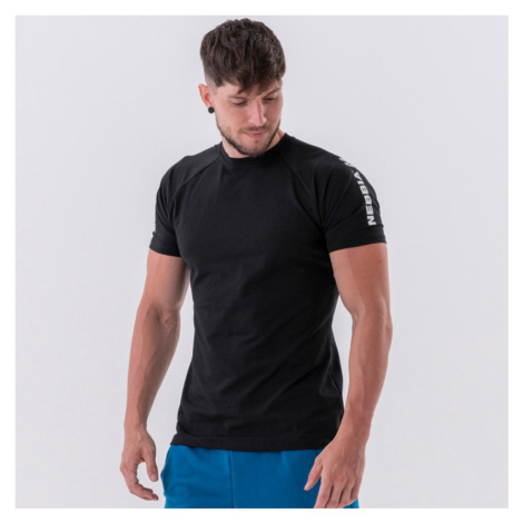 NEBBIA - Fitness tričko pánske 326 (black) - NEBBIA