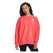 Dámska zateplená mikina UNDER ARMOUR Essential Fleece OS Crew-RED