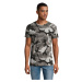 SOĽS Camo Men Pánske tričko SL01188 Grey Camo