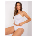 White two-piece viscose nightset