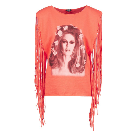 Brigitte Bardot  BB44075  Tielka a tričká bez rukávov Oranžová