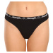 Women's thongs Gianvaglia black