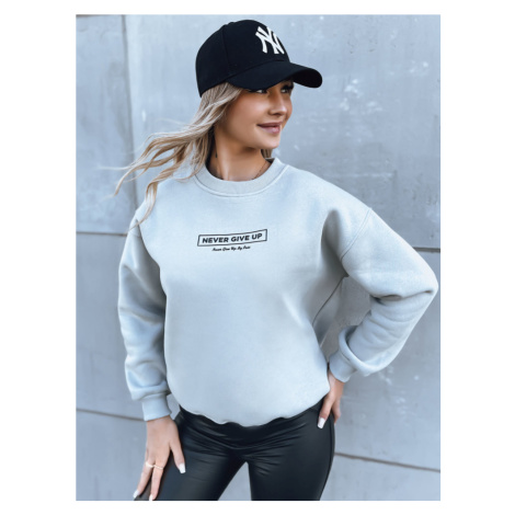 Women's oversize sweatshirt NEVER gray Dstreet