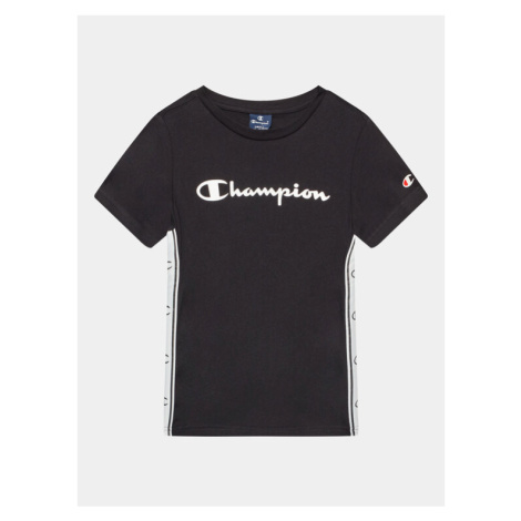 Champion Tričko 306329 Čierna Regular Fit