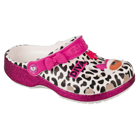 DIEVČENSKÉ VZOROVANÉ NAZUVÁKY CROCS LOL SURPRISE DIVA GIRLS CLASSIC CLOG 209465-100