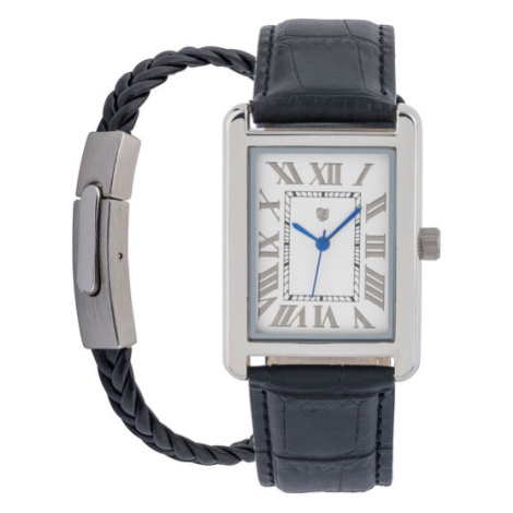 AURIOL® Pánske náramkové hodinky s náramkom (čierny remienok)