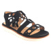 MTNG  Dámske sandále MUSTANG 50555 čierne  Univerzálna športová obuv