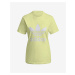 Tričká s krátkym rukávom pre ženy adidas Originals - žltá