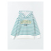 LC Waikiki Boys' Comfortable Fit Striped Hoodie