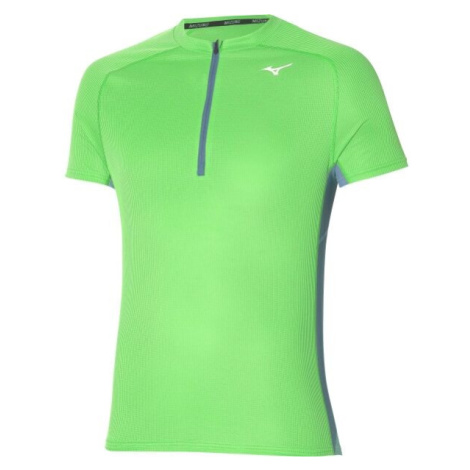 Mizuno TRAIL DRYAEROFLOW HZ TEE Pánske bežecké tričko, svetlo zelená, veľkosť