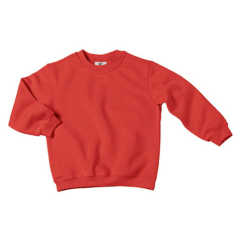 B&amp;C Detské tričko s dlhým rukávom WK680 Red B&C