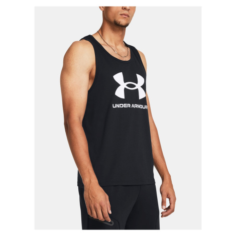 Čierne tielko Under Armour UA SPORTSTYLE LOGO TANK