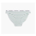 Dámske nohavičky D1618E 5XD biela/zelená - Calvin Klein bílo-zelená