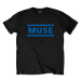 Muse tričko Dark Blue Logo Čierna