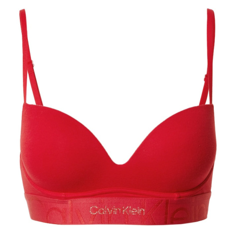 Calvin Klein Underwear Podprsenka  zlatá / ohnivo červená