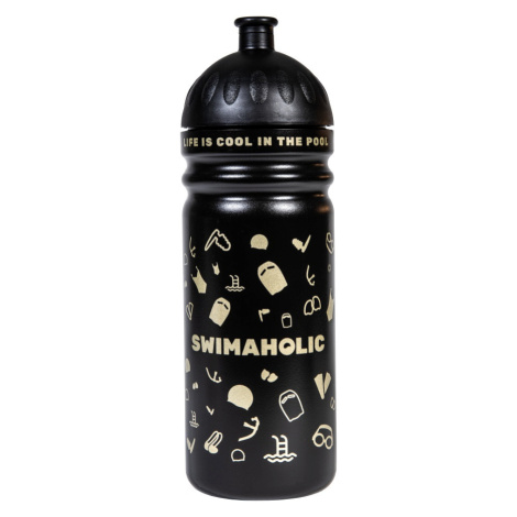Swimaholic water bottle swimming world čierno/zlatá