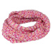 Lewro PRUNELLA Dievčenský pletený šál, ružová, veľkosť
