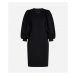 Šaty Karl Lagerfeld Double Jersey Dress Čierna